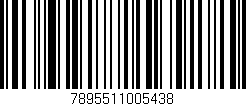 Código de barras (EAN, GTIN, SKU, ISBN): '7895511005438'