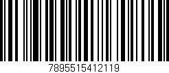 Código de barras (EAN, GTIN, SKU, ISBN): '7895515412119'