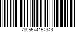 Código de barras (EAN, GTIN, SKU, ISBN): '7895544154646'