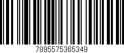 Código de barras (EAN, GTIN, SKU, ISBN): '7895575365349'