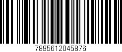 Código de barras (EAN, GTIN, SKU, ISBN): '7895612045876'