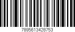 Código de barras (EAN, GTIN, SKU, ISBN): '7895613428753'
