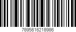 Código de barras (EAN, GTIN, SKU, ISBN): '7895616218986'
