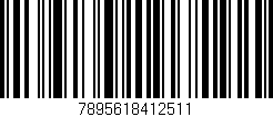 Código de barras (EAN, GTIN, SKU, ISBN): '7895618412511'