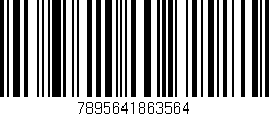 Código de barras (EAN, GTIN, SKU, ISBN): '7895641863564'