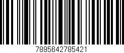 Código de barras (EAN, GTIN, SKU, ISBN): '7895642785421'