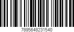 Código de barras (EAN, GTIN, SKU, ISBN): '7895648231540'