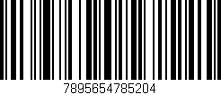 Código de barras (EAN, GTIN, SKU, ISBN): '7895654785204'