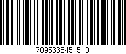 Código de barras (EAN, GTIN, SKU, ISBN): '7895665451518'