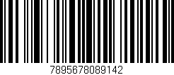Código de barras (EAN, GTIN, SKU, ISBN): '7895678089142'