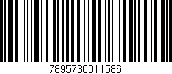 Código de barras (EAN, GTIN, SKU, ISBN): '7895730011586'