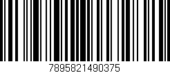 Código de barras (EAN, GTIN, SKU, ISBN): '7895821490375'
