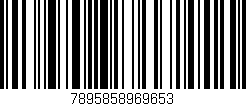 Código de barras (EAN, GTIN, SKU, ISBN): '7895858969653'