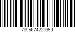 Código de barras (EAN, GTIN, SKU, ISBN): '7895874233653'