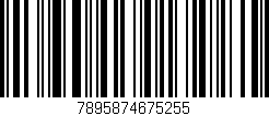 Código de barras (EAN, GTIN, SKU, ISBN): '7895874675255'