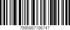 Código de barras (EAN, GTIN, SKU, ISBN): '7895887196747'