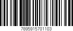 Código de barras (EAN, GTIN, SKU, ISBN): '7895915701103'