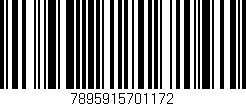 Código de barras (EAN, GTIN, SKU, ISBN): '7895915701172'