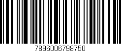 Código de barras (EAN, GTIN, SKU, ISBN): '7896006798750'