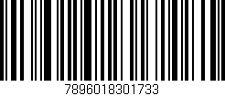 Código de barras (EAN, GTIN, SKU, ISBN): '7896018301733'