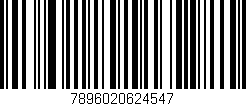 Código de barras (EAN, GTIN, SKU, ISBN): '7896020624547'