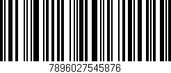 Código de barras (EAN, GTIN, SKU, ISBN): '7896027545876'