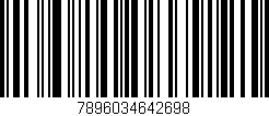 Código de barras (EAN, GTIN, SKU, ISBN): '7896034642698'