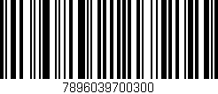 Código de barras (EAN, GTIN, SKU, ISBN): '7896039700300'