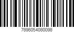 Código de barras (EAN, GTIN, SKU, ISBN): '7896054080098'