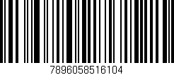 Código de barras (EAN, GTIN, SKU, ISBN): '7896058516104'