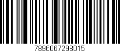 Código de barras (EAN, GTIN, SKU, ISBN): '7896067298015'