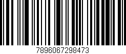 Código de barras (EAN, GTIN, SKU, ISBN): '7896067298473'