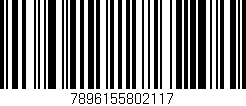 Código de barras (EAN, GTIN, SKU, ISBN): '7896155802117'