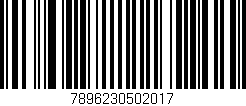 Código de barras (EAN, GTIN, SKU, ISBN): '7896230502017'