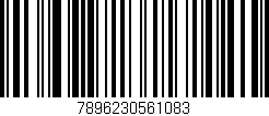 Código de barras (EAN, GTIN, SKU, ISBN): '7896230561083'