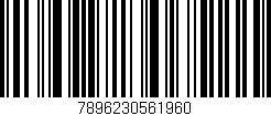 Código de barras (EAN, GTIN, SKU, ISBN): '7896230561960'