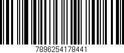 Código de barras (EAN, GTIN, SKU, ISBN): '7896254178441'