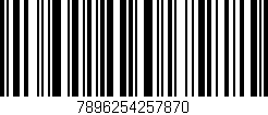 Código de barras (EAN, GTIN, SKU, ISBN): '7896254257870'