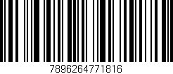 Código de barras (EAN, GTIN, SKU, ISBN): '7896264771816'