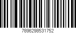 Código de barras (EAN, GTIN, SKU, ISBN): '7896298531752'