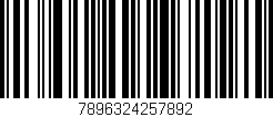 Código de barras (EAN, GTIN, SKU, ISBN): '7896324257892'