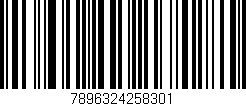 Código de barras (EAN, GTIN, SKU, ISBN): '7896324258301'