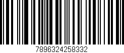 Código de barras (EAN, GTIN, SKU, ISBN): '7896324258332'