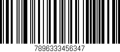 Código de barras (EAN, GTIN, SKU, ISBN): '7896333456347'