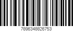 Código de barras (EAN, GTIN, SKU, ISBN): '7896348826753'