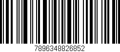 Código de barras (EAN, GTIN, SKU, ISBN): '7896348826852'