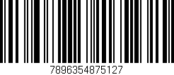 Código de barras (EAN, GTIN, SKU, ISBN): '7896354875127'