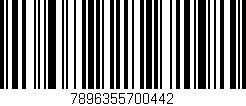 Código de barras (EAN, GTIN, SKU, ISBN): '7896355700442'