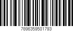 Código de barras (EAN, GTIN, SKU, ISBN): '7896359501793'