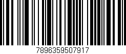 Código de barras (EAN, GTIN, SKU, ISBN): '7896359507917'